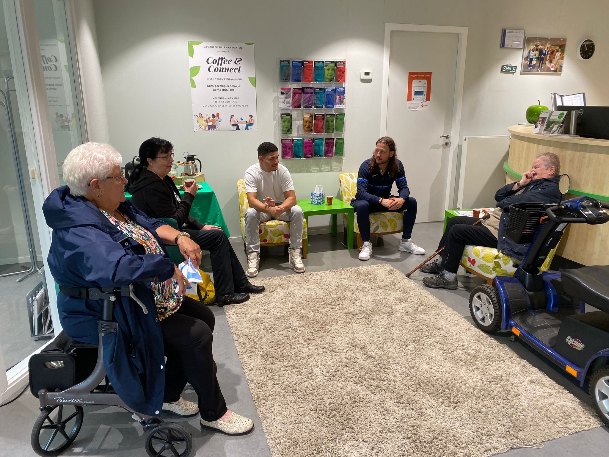 Coffee en Connect bij Pillen en Praten